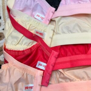 LikeMe Original 4 Hook Cotton Bra - ৩ পিস কম্বো (৪২-৪৪)